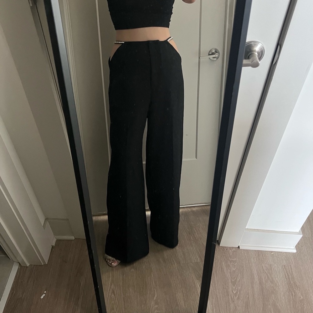Danielle Bernstein weworewhat rhinestone Cutout pants - Picture 13 of 13